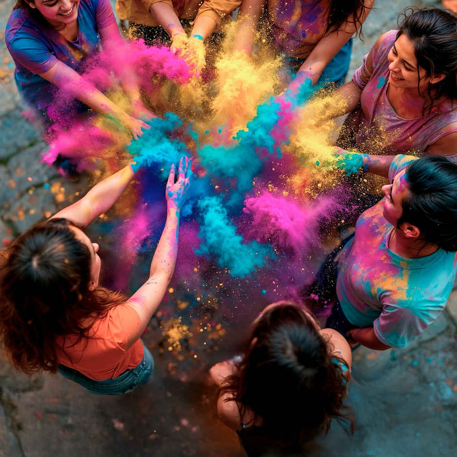 Playnova Superheroes Wonder Women Holi Gulal | Pink | Cock