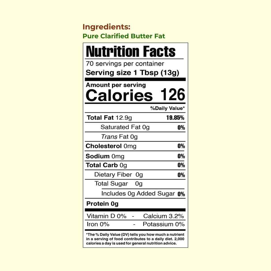 Jivika Natural Cow Ghee | Traditionally Churned Bilona Method