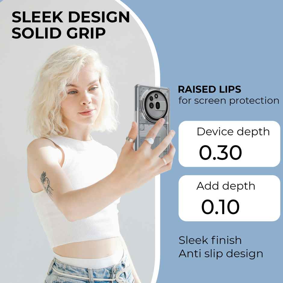 Artistque Case for Nothing Phone 3a Pro 5G Back Cover | Ultra Stylish Transparent TPU Cover