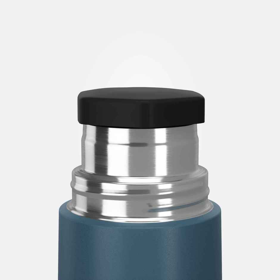 Decathlon | Quechua Stainless Steel Isothermal Flask With Cup, 400 ml | Blue