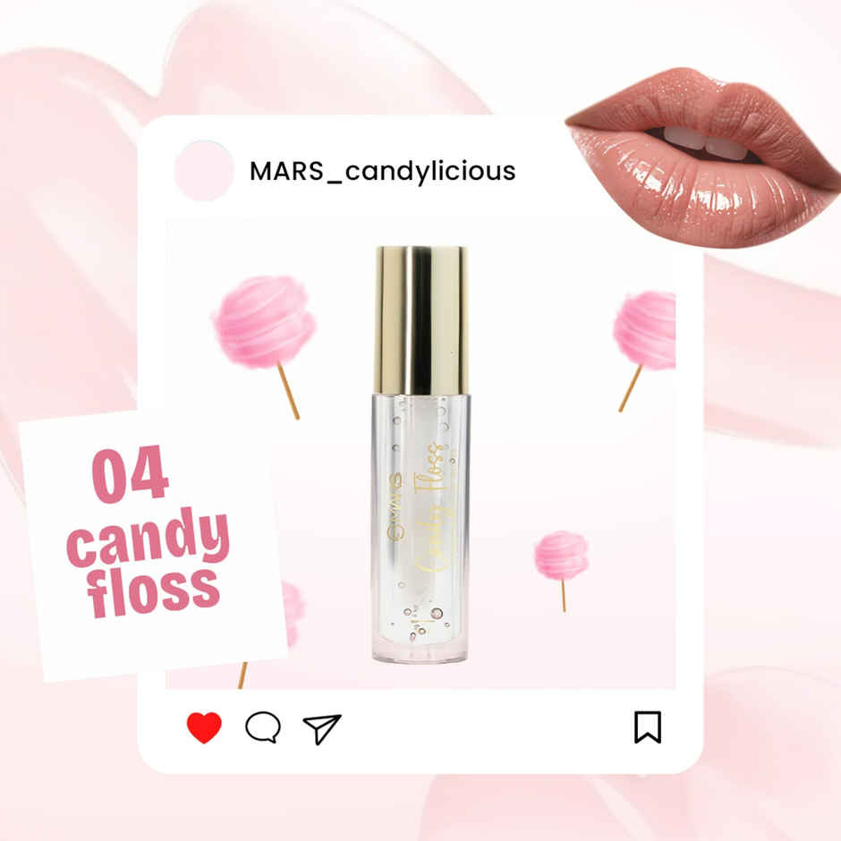 MARS Candylicious Sheer Lip Gloss | 04 CANDY FLOSS