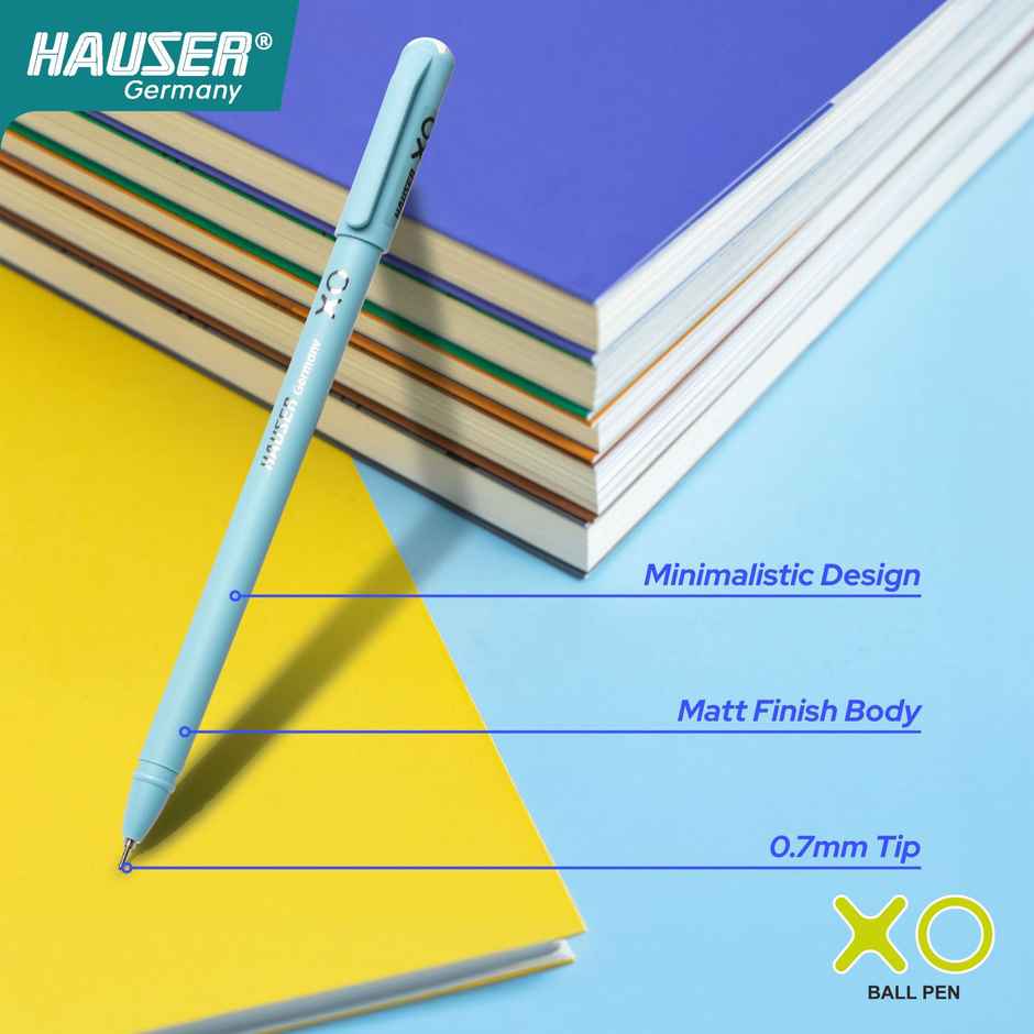 Hauser Xo Ball Pen Blue Pack Of 5