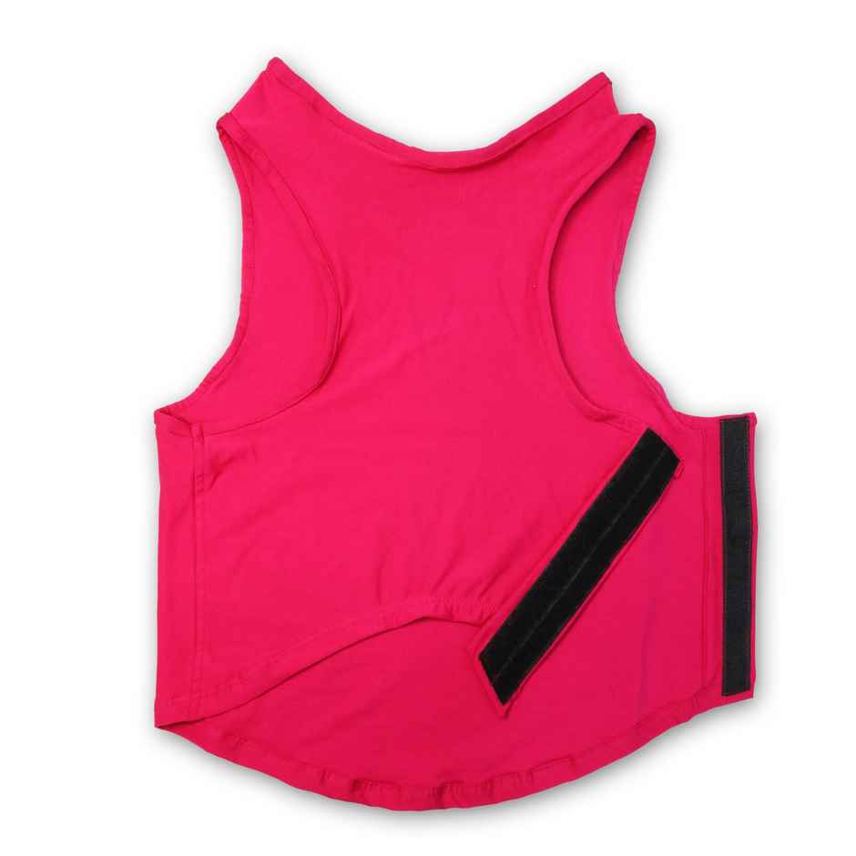 PawsIndia Sleeveless Printed Dog T-Shirt - Cute From All Angles | XS - Pink