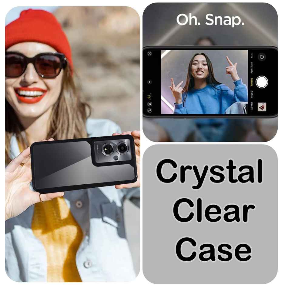 Artistque Case for Oppo A59 5g TPU Back Cover - Transparent Shockproof