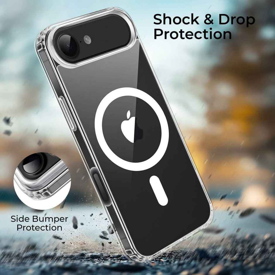 Artistque Case For Iphone 17 Air Back Cover | Transparent Clear Magsafe Cover