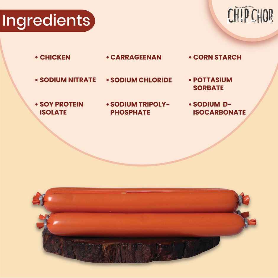 Chip Chops Devilled Chicken Sausage Dog Treat Combo 