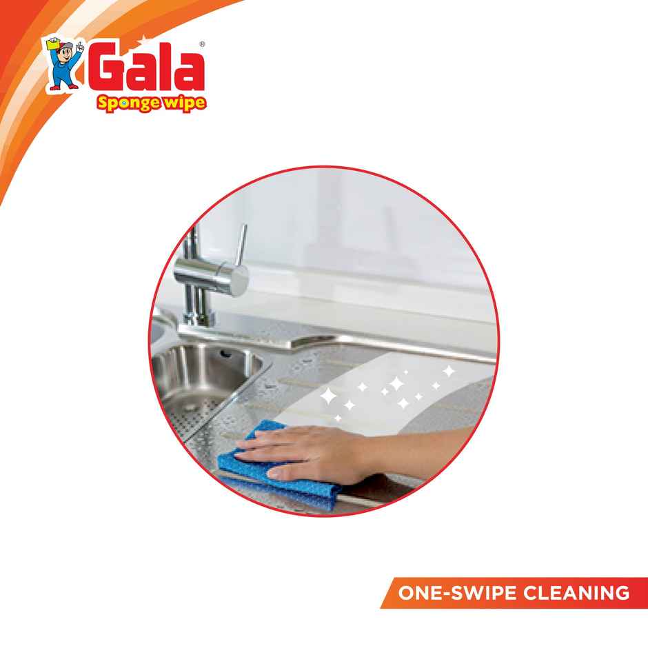 Gala Kitchen Sponge Wipe | Multicolor | Pack of 3