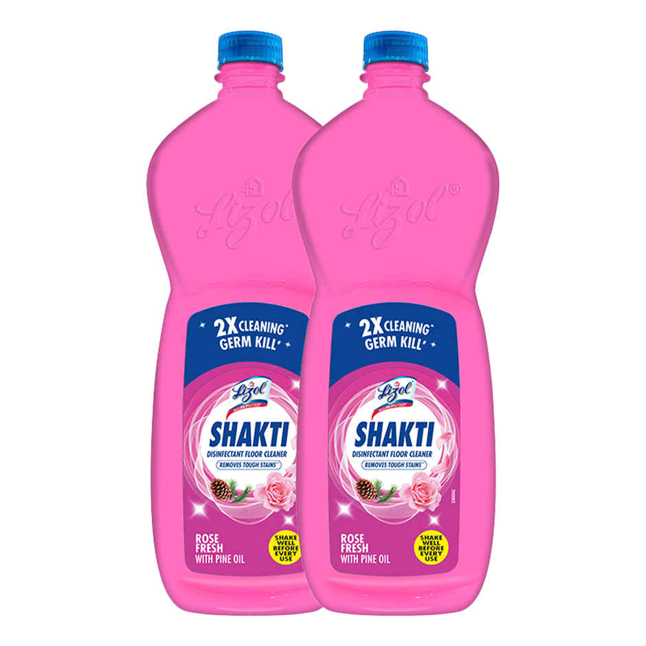 Lizol Rose Fresh Shakti Disinfectant Floor Cleaner Combo