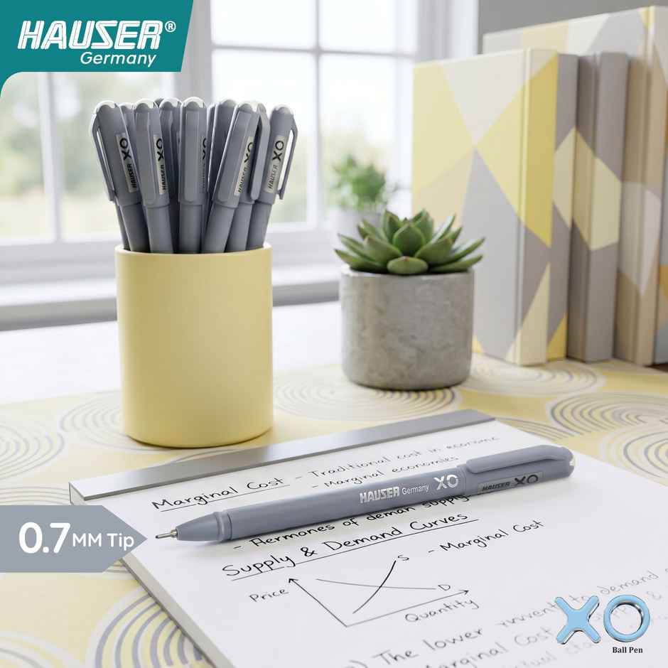 Hauser Xo Ball Pen Black Pack Of 5