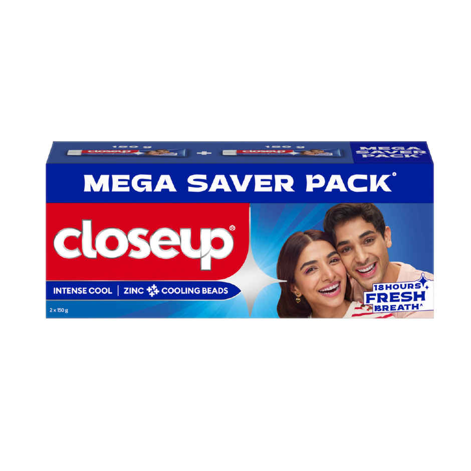Closeup Intense Cool Gel Toothpaste for Long Lasting Fresh Breath