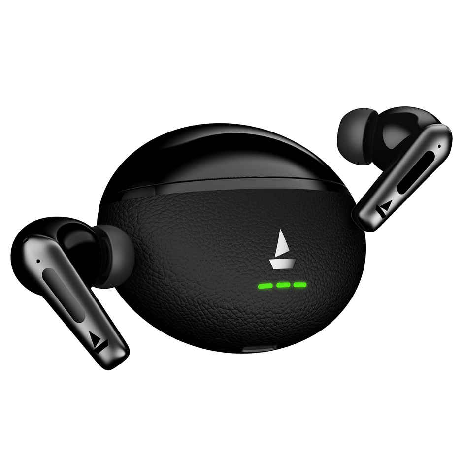 boAt Airdopes Prime 512, 4Mics AI ENx, 50H Battery, Multi Connect, BT v6.1 | Midnight Pebble