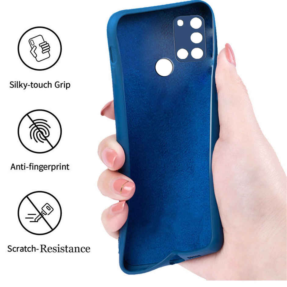 Artistque Case for Realme 7i Back Cover - Plain Liquid Silicone Cover