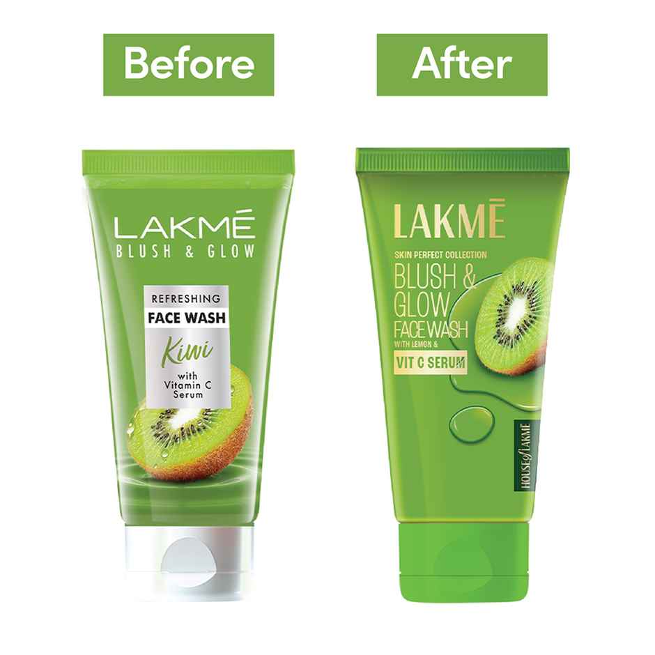 Lakme Blush & Glow Kiwi Freshness Gel Face Wash With Kiwi Extracts