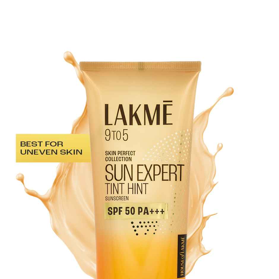 Lakme Sun Expert Tinted Sunscreen SPF 50 Pa +++ | Broad Spectrum Uva/B Protection | Blue Light