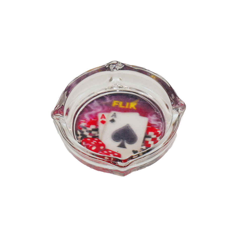 FLIK Regalia Glass Ashtray | Assorted