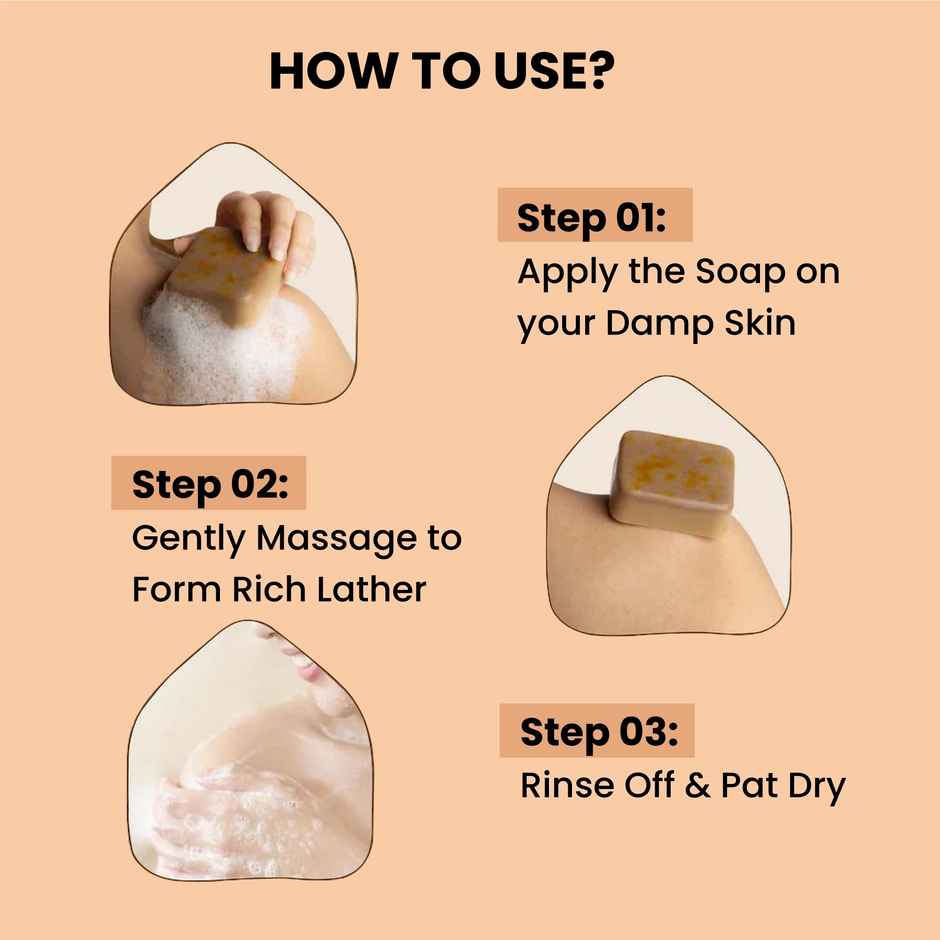 Gharsoaps Magic Soap Sandal Wood And Saffron For Detan And Glowing Brightening Skin