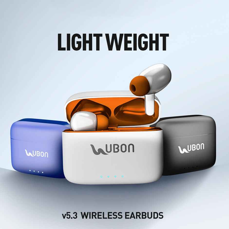 UBON Champion Wireless Earbud with 40 Hours Playtime, Touch Control True wireless Earphone