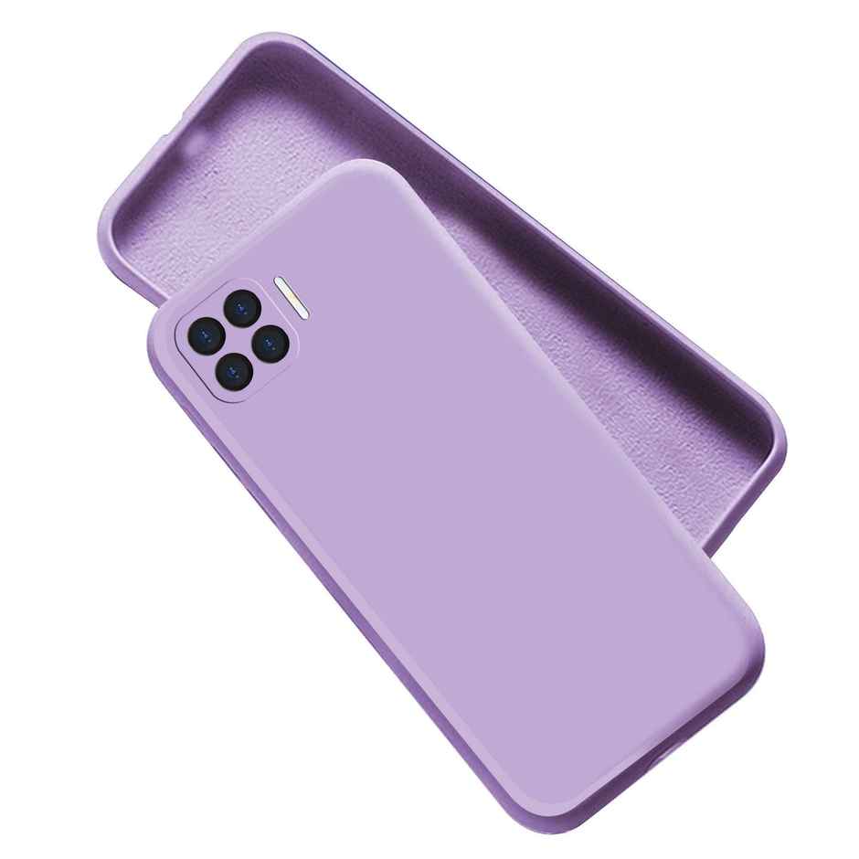Artistque Case For Oppo F17 Pro / Oppo F17 Pro Back Cover - Plain Liquid Silicone Cover