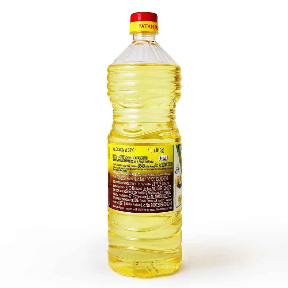 Patanjali Fortified Sunflower Oil Bottle