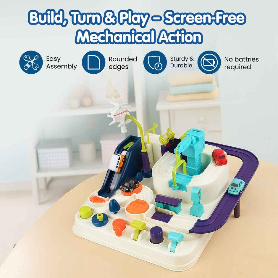 Kidology Car Adventure Toys for Kids | Parking Toy Car | Race Track Toys For Boys | Gift For Kids
