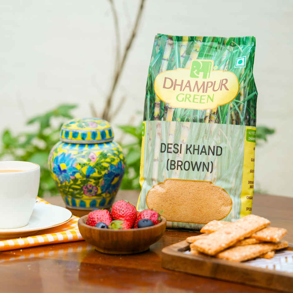 Dhampur Green Natural Desi Khand (Brown)