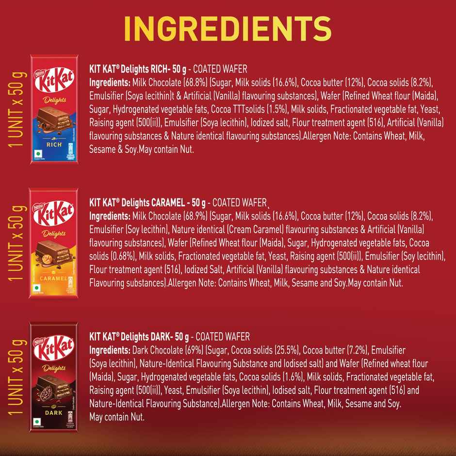 Kit-Kat Delights Assorted Collection Gift Pack | Chocolate Assortment