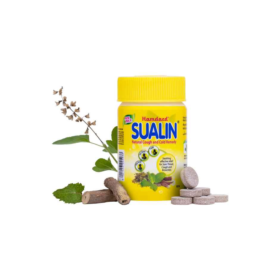 Hamdard Sualin Tablets| Cold - Cough - Absolutely Pure Natural Tablets