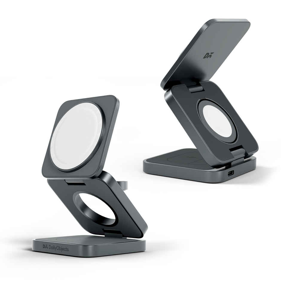 DailyObjects SURGE Max Foldaway 3-In-1 Magnetic MagSafe Wireless Charger