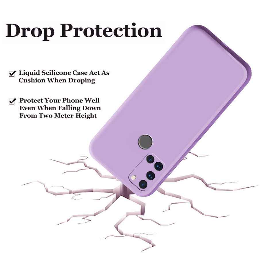 Artistque Case For Realme 7I Back Cover - Plain Liquid Silicone Cover