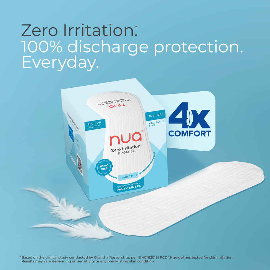 Nua Panty Liners for Daily Use Regular - 160mm