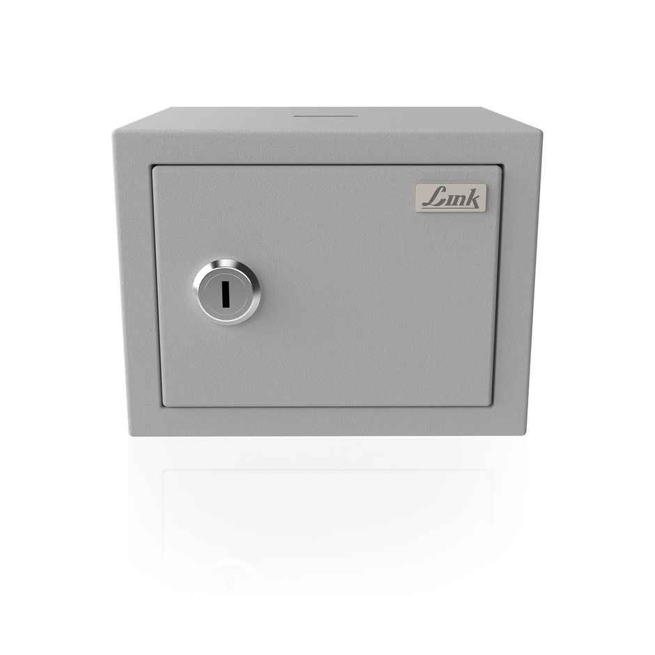 Link Smart Safe Locker | Gullak Safe | 2L | Key Access | Grey | LS-SF-05-OB
