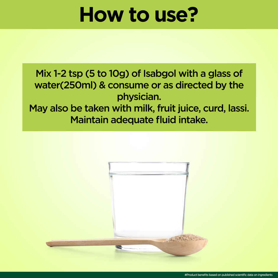 Multani Essentials Isabgol Psyllium Husk Powder| Manage Constipation