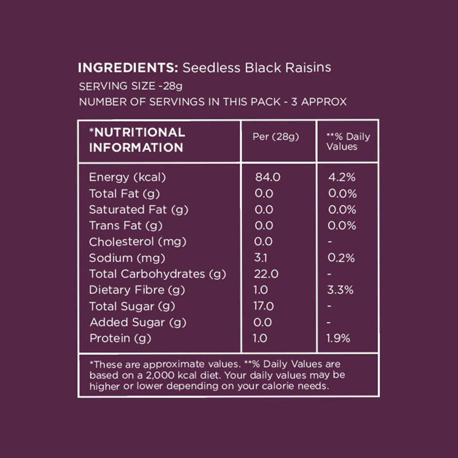 Open Secret Black Raisins