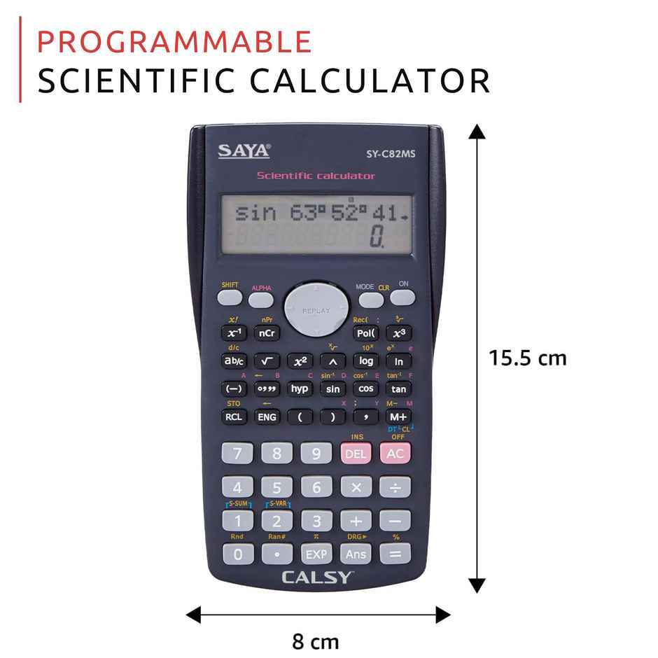 Saya Calsy Scientific Calculator SY-C82MS | 240 Functions for Math, Science & Engineering