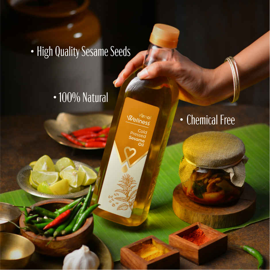 Vimal Sesame (Til-Gingelly) Cold Pressed Oil