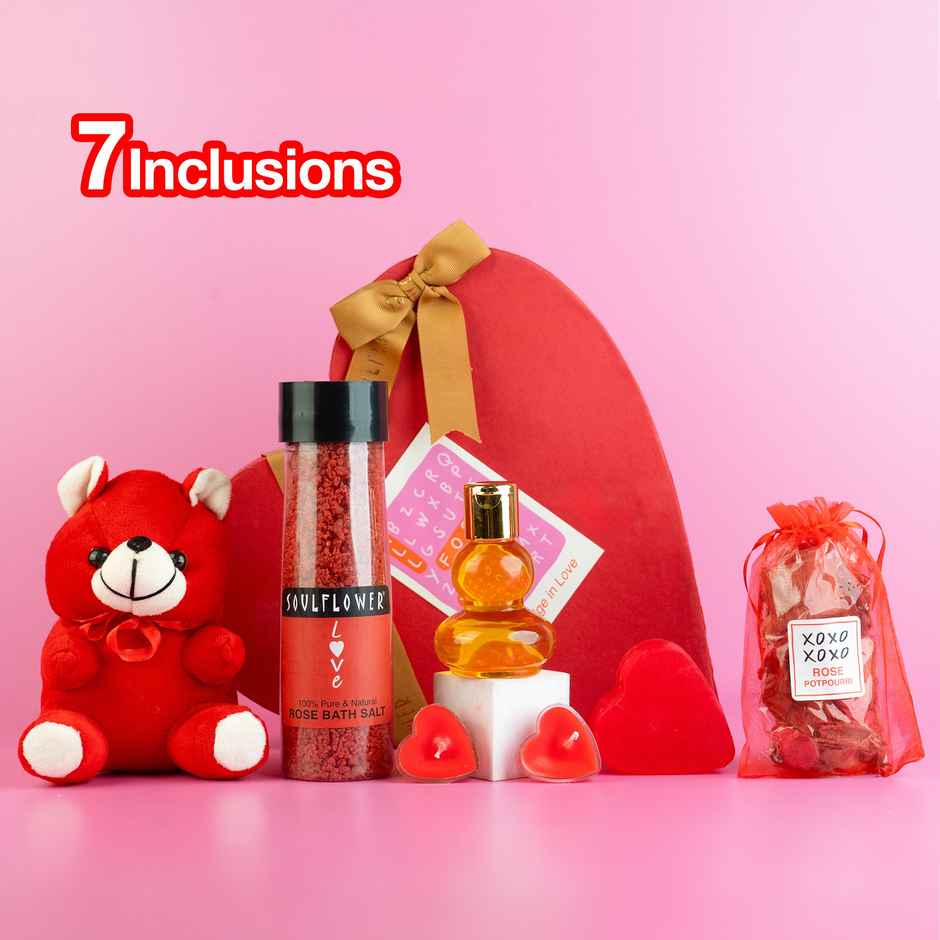 Soulflower Mothers Day Heart Celebration Gift Hamper | Thoughtful Fragrance Set 1.0 PIECE