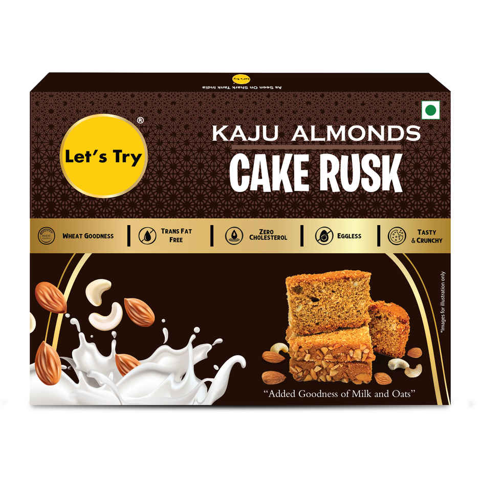 Let'S Try Almond Kaju Cake Rusk