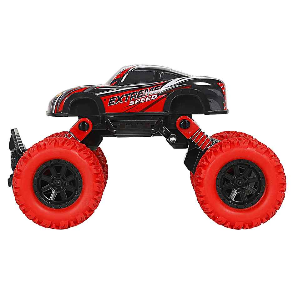 Hamleys Ralleyz Pull Back Monster Car for Kids, 3Y+, Red