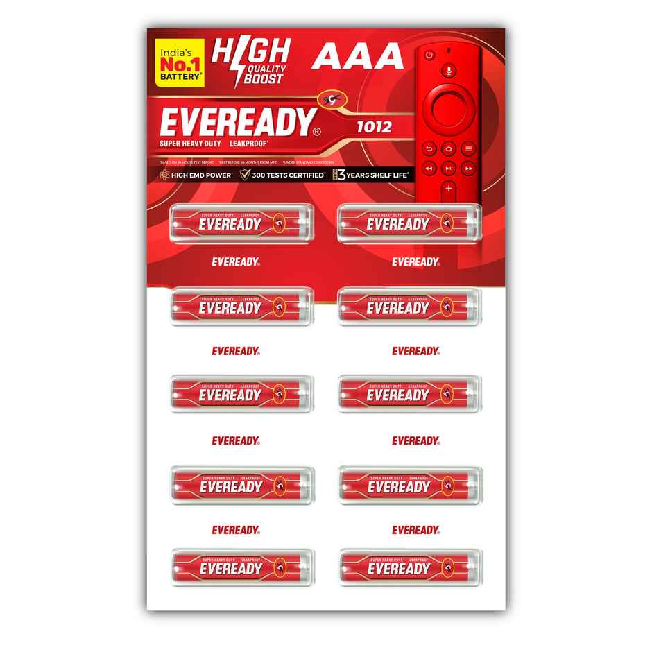 Eveready Carbon Zinc AAA | 3X EMD Power