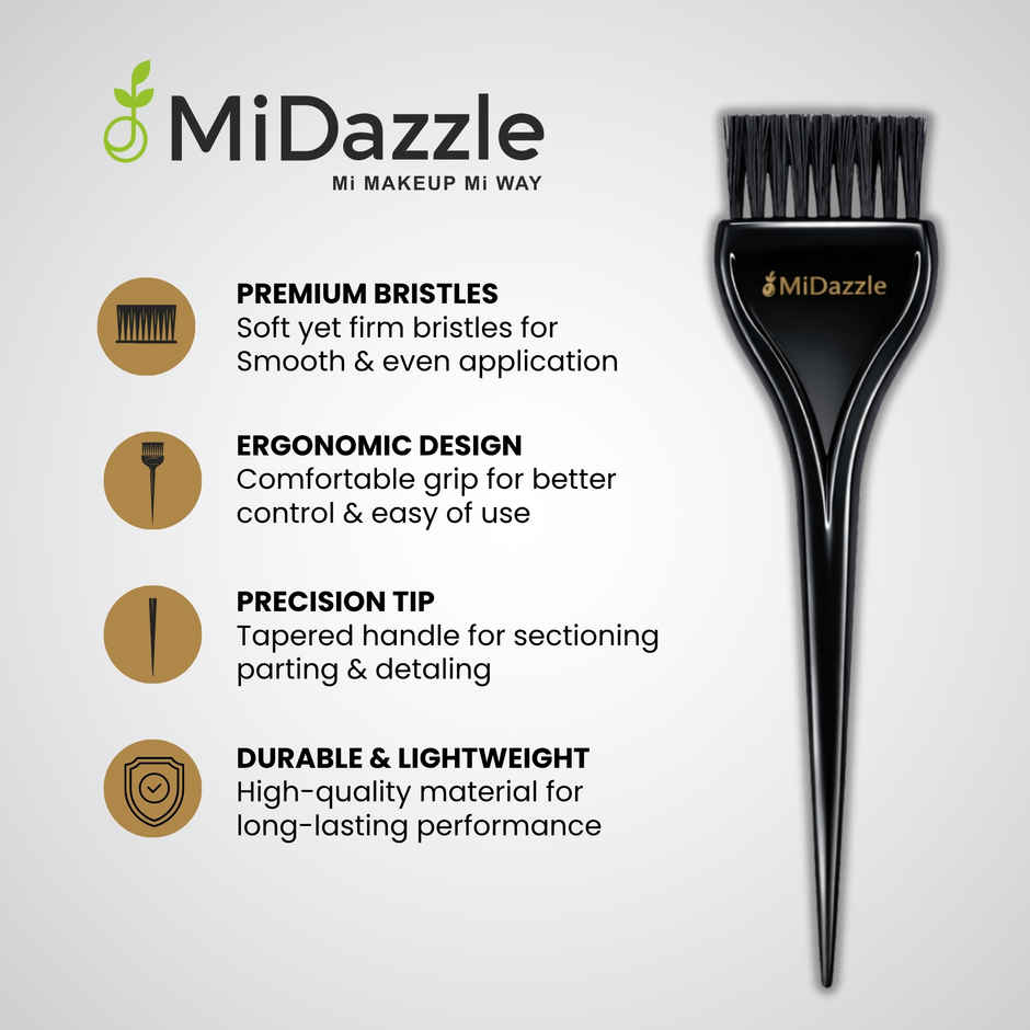 Midazzle Hair Dye/Mehndi Coloring Brush Small | MIDB1001