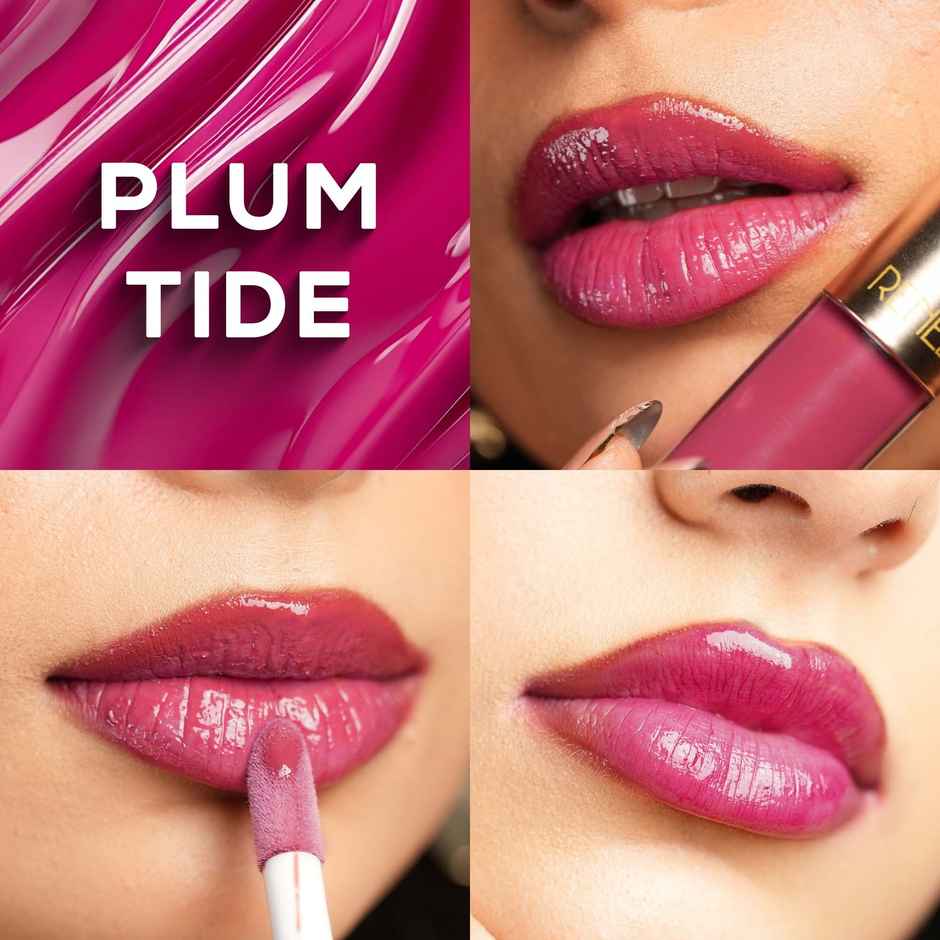 Renee H2O Hydrating Glossy Finish Liquid Lipstick | Plum Tide