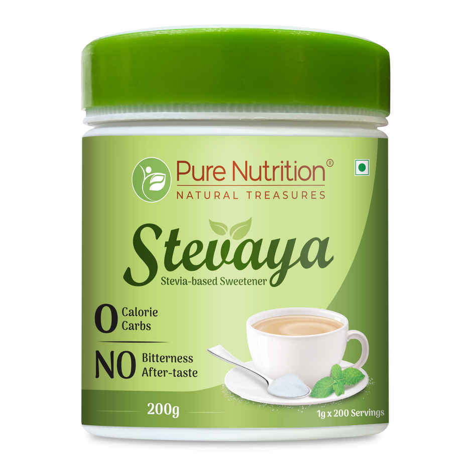 Pure Nutrition Stevaya Stevia Sweetener powder| Sugar Free, Zero Calorie