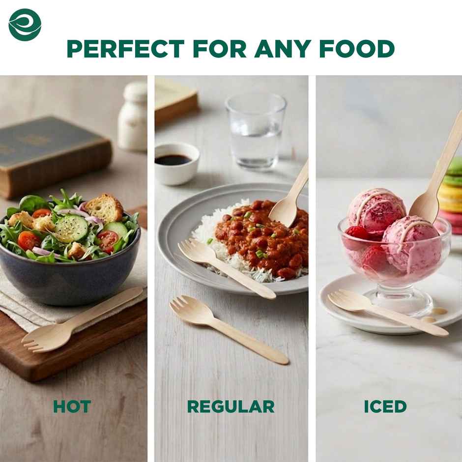 Eco Soul 160mm | 50 Count | Disposable Spork