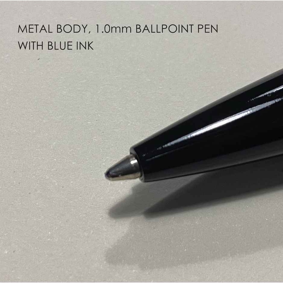 myPAPERCLIP Notebook And Pen Executive Combo Set | Black & Red