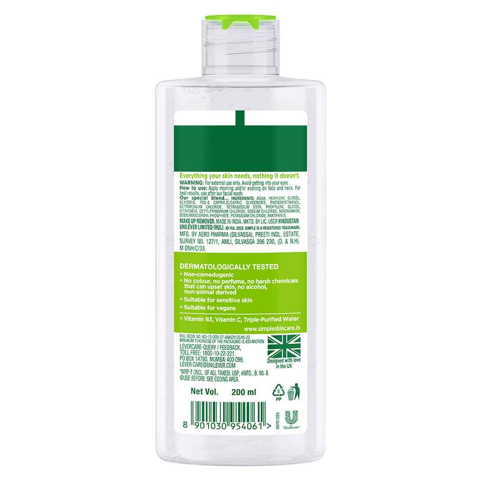Simple Kind To Skin Micellar Cleansing Water