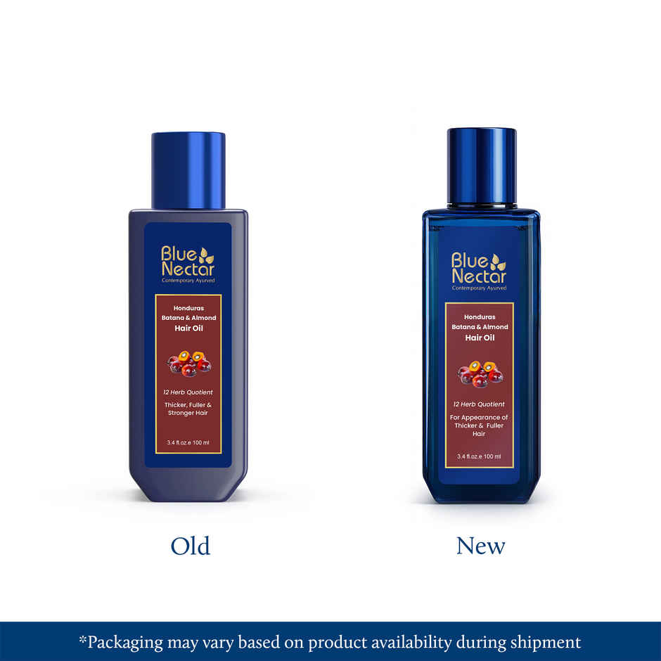 Blue Nectar Batana Hair Growth Oil | Plant Based Moisturizer for Fuller & Thicker Hair