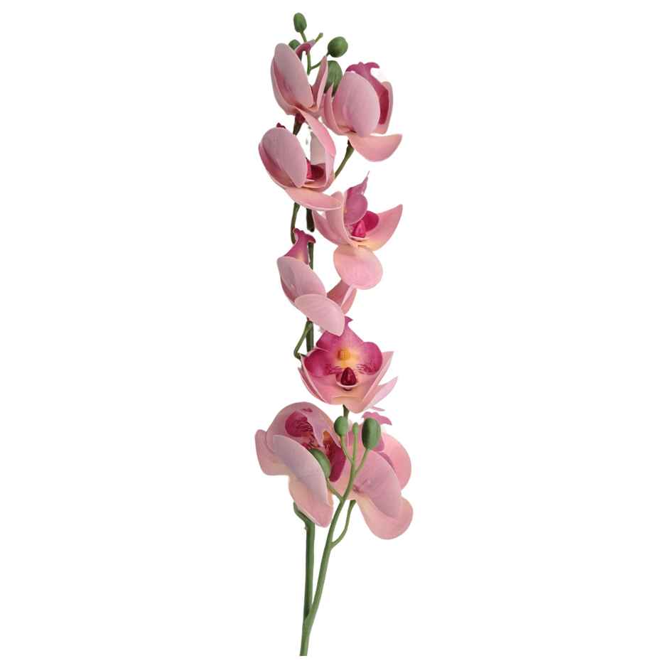 10club Artificial Orchids Flower - Single Stem - Pink