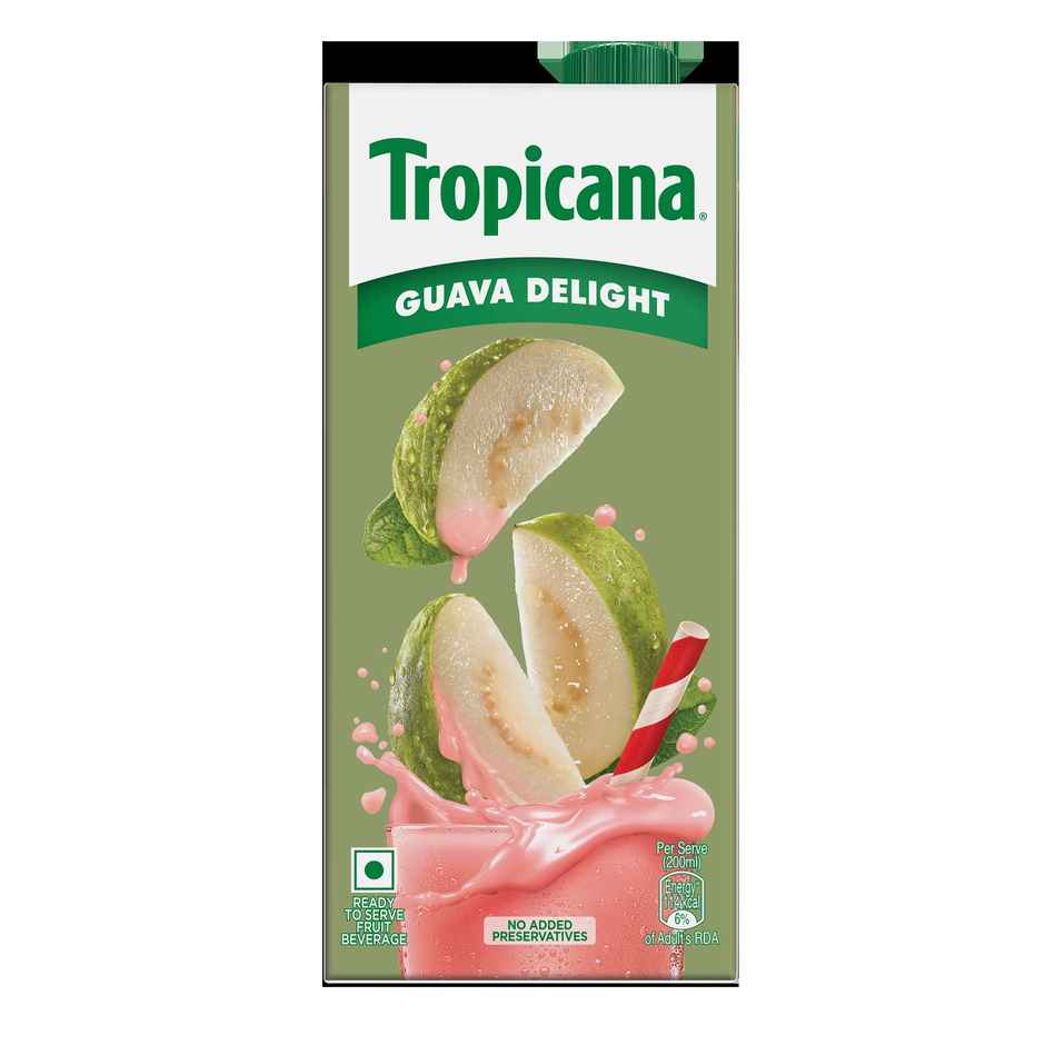 Tropicana Delight Guava Fruit Juice | Sweet & Refreshing