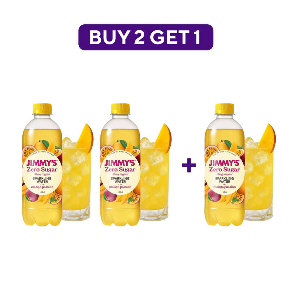 Jimmy's Zero Sugar Mango passion Sparkling Water  Combo