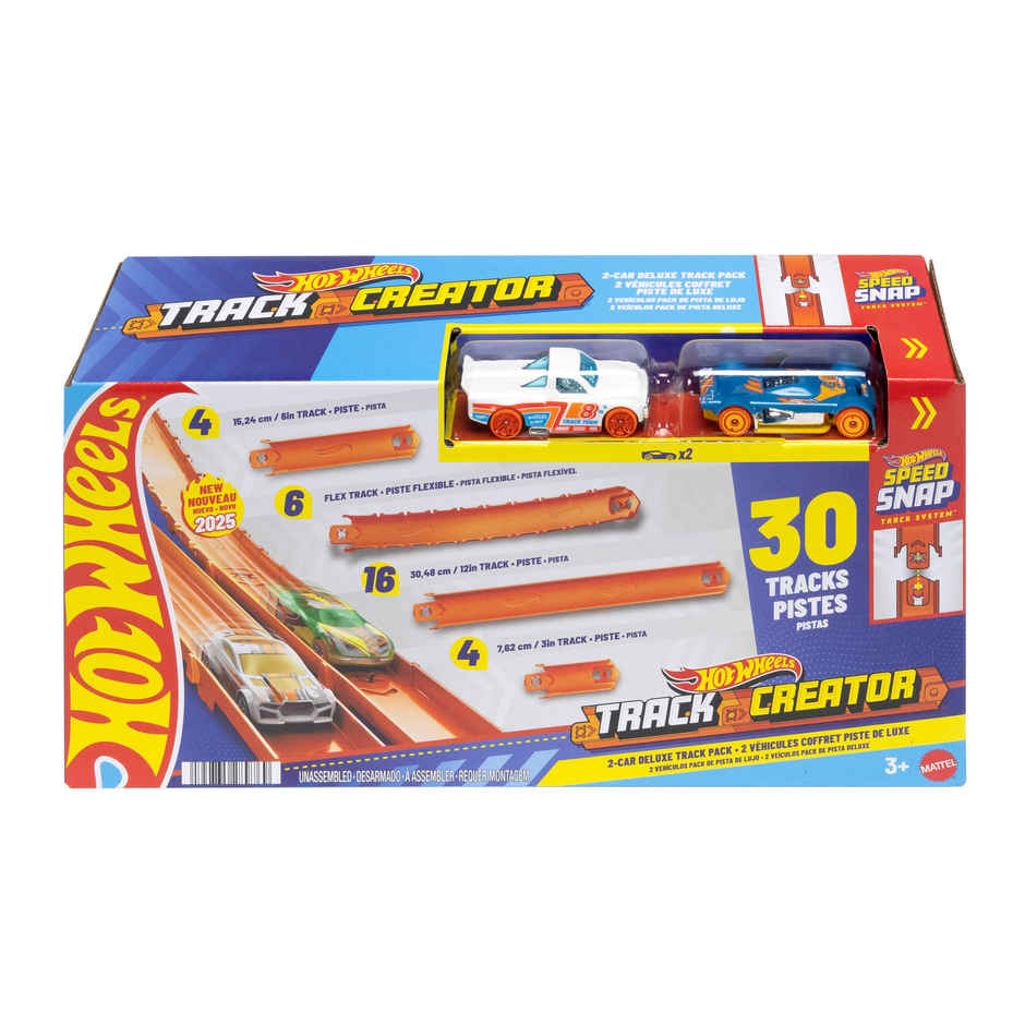 Hot Wheels Track Creator Deluxe Track Pack with Cars
